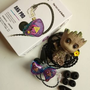 FONE DE OUVIDO COM FIO QKZ AK6 PRO ROSA 1.1